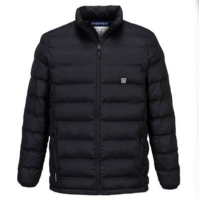 ULTRASONIC HEATED TUNNEL JACKET BLACK - MED