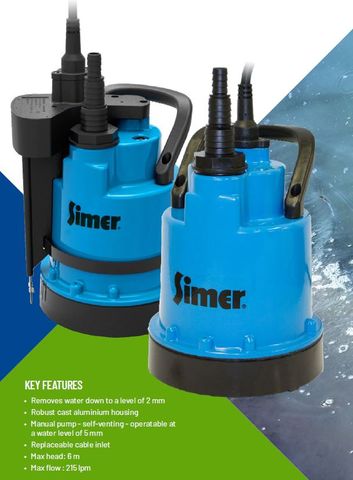 SUBMERSIBLE UTILITY PUMP