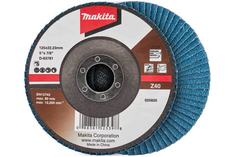 MAKITA 125MM FLAP DISC #60 ANGLED