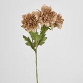 Light Brown Chrysanthemum Spray x 3