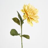 62cm Yellow Dahlia