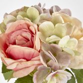 Peach Rose & Hydrangea Bouquet