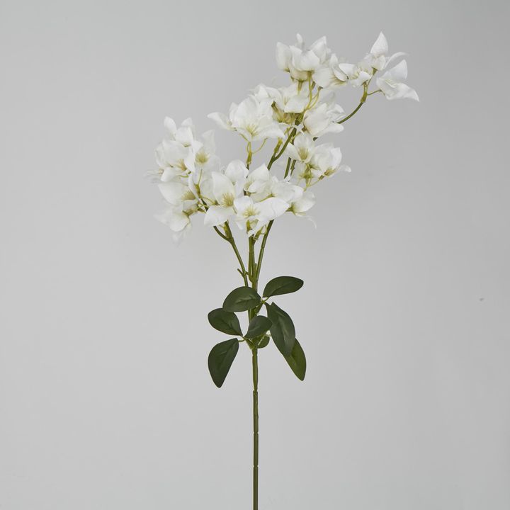 83cm White Bougainvillea Branch