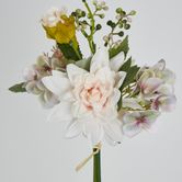 40cm Light Pink Dahlia Hydrangea Bouquet