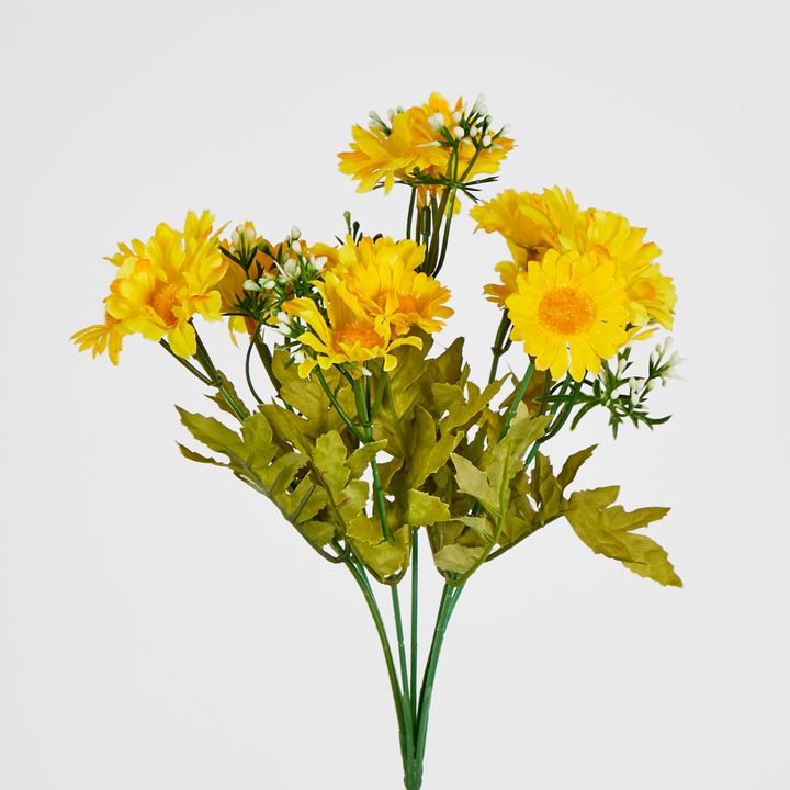 32cm Yellow Daisy Bush