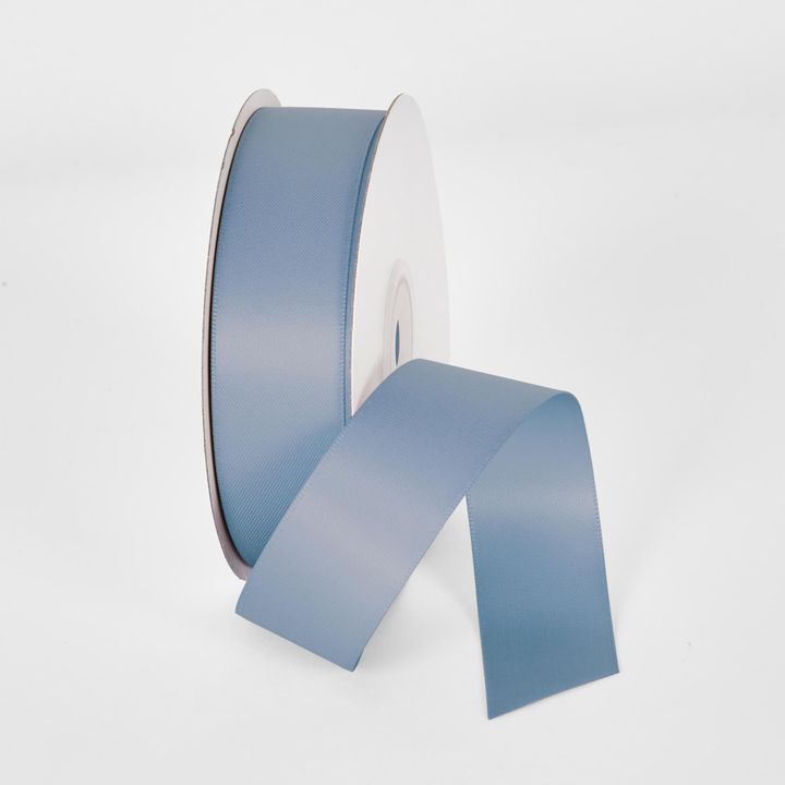 Blue Vaper 22.86m - 25mm Double Sided Satin Ribbon P311