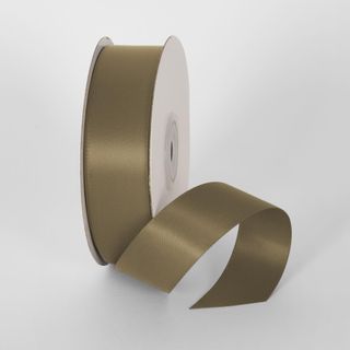 Latte 22.86m - 25mm Double Sided Satin Ribbon P832