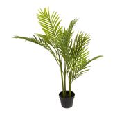 Mini Palm Tree Real Touch 4 Branches 15 Leaves in Pot 1m