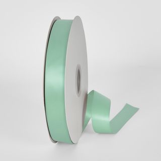 Aqua 91.4m - 25mm Double Sided Satin Ribbon P314