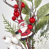 Red Berry Christmas Pick 35cm