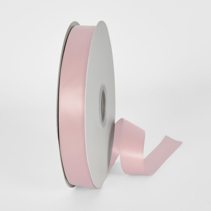 Pastel Pink 91.4m - 25mm Double Sided Satin Ribbon P117