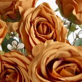 Orange Rose Bouquet x 9