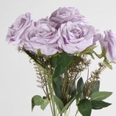 Lavender Purple Rose Bouquet x 9