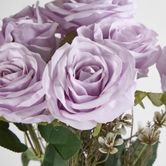 Lavender Purple Rose Bouquet x 9