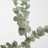 Flocked Eucalyptus Spray 74CM Grey