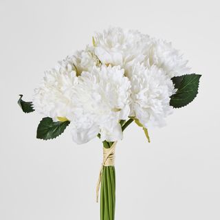 Frilly White  Peony Bouquet