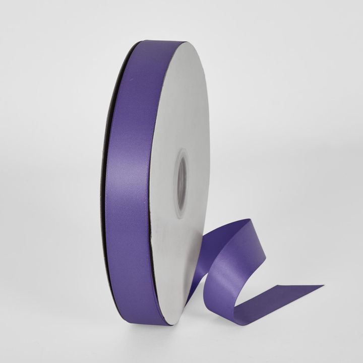 Hyacinth Double Sided Satin Ribbon 25mm 100yards - P530