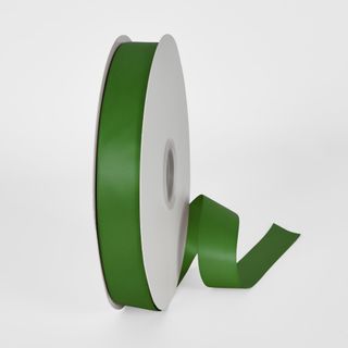 Islamic Green Double Sided Satin Ribbon 25mm 100yards - P580