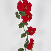 Poinsettia Garland 6ft