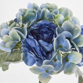 Blue Ranunculus Hydrangea Bouquet