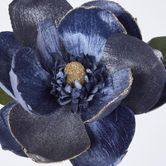 Single Magnolia with 2 Leaves Blue