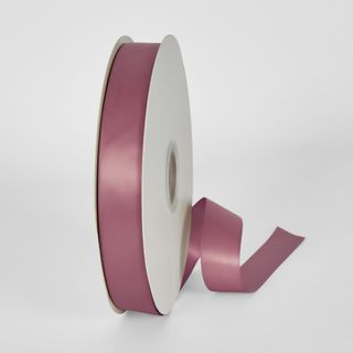 Thulian Pink Double Sided Satin Ribbon 25mm 100yards - P163