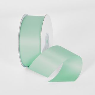 Aqua 22.86m -38mm Double Sided Satin Ribbon  P314