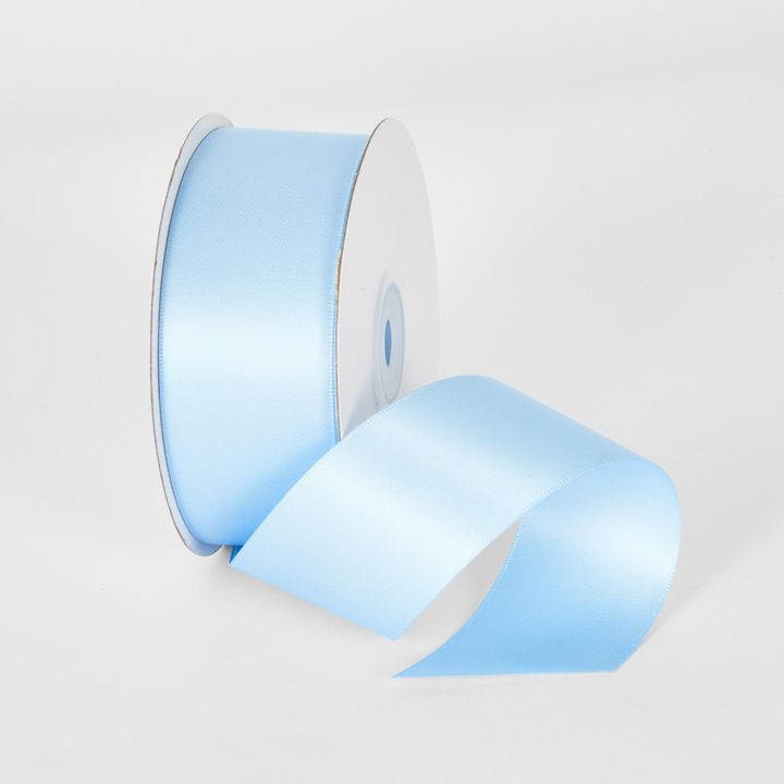 Blue Vaper 22.86m -38mm Double Sided Satin Ribbon  P311