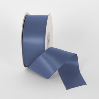 Smoke Blue 22.86m -38mm Double Sided Satin Ribbon  P363