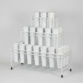 Rectangular 21 Bucket Flower Stand