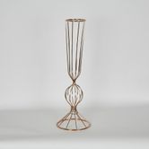 Rose Gold Iron Floral Ball Stand