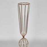 Rose Gold Iron Floral Ball Stand