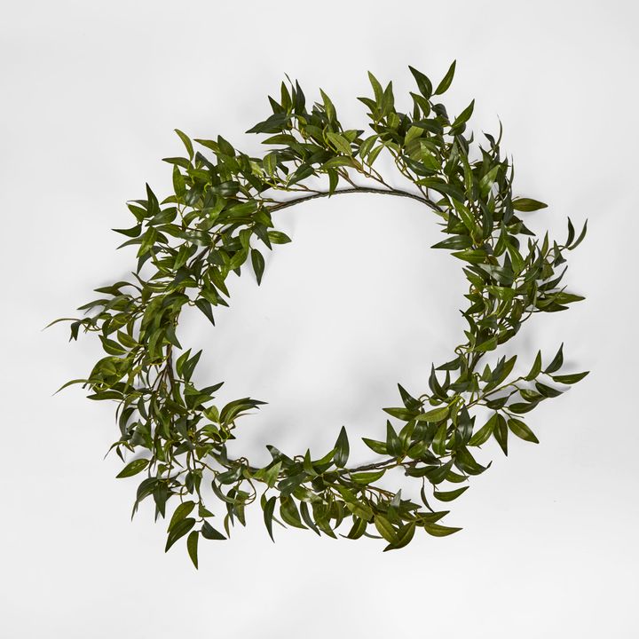 182cm Green Ruscus Leaf Garland