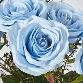 Blue Rose Bouquet x 9