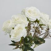 White Rose Bouquet x 9