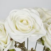 White Rose Bouquet x 9