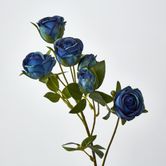 Blue RoseBud Spray x 7