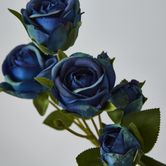 Blue RoseBud Spray x 7