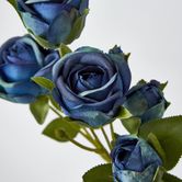 Blue RoseBud Spray x 7