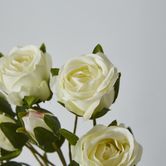 White RoseBud Spray x 7