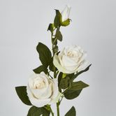 Cream White Rose Spray