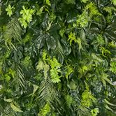 Tropical Green Leaf Greenery Wall