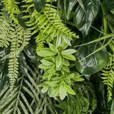 Tropical Green Leaf Greenery Wall