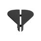 SLALOM FIN FOIL (BLACK)