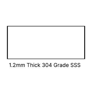 1.2mm Thick 304 Grade SSS