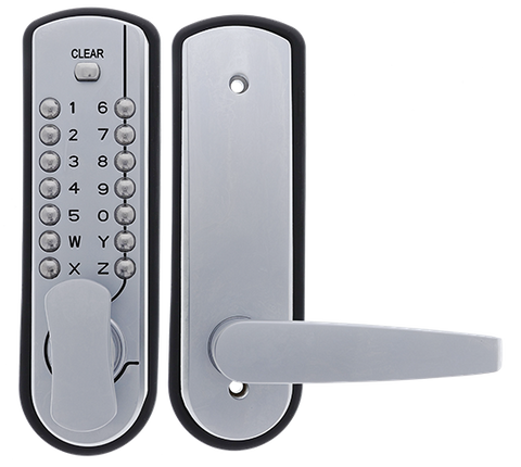 CARBINE HEAVY DUTY SINGLE LVR DIGITAL MECHANICAL LOCKSET SC