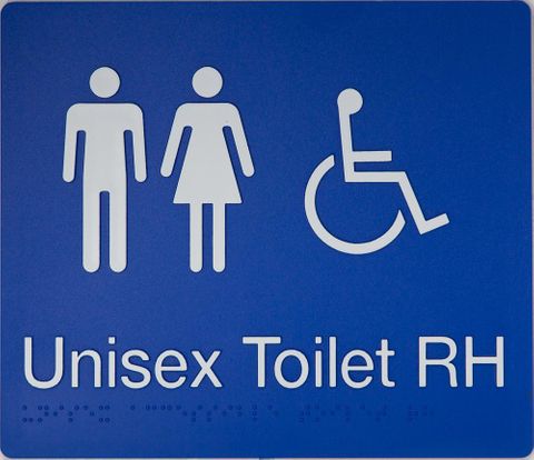 TIM THE SIGN MAN MFDTRH UNISEX DISABLED TOILET SIGN