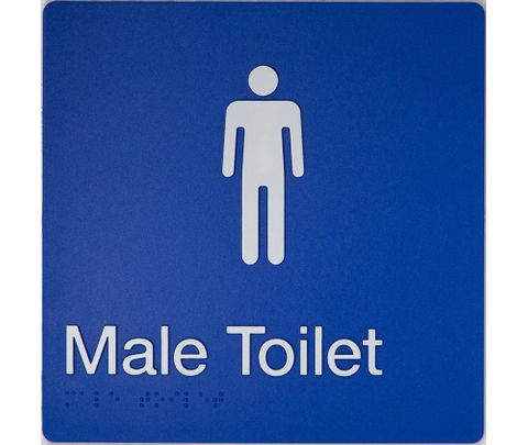 TIM THE SIGN MAN MT MALE TOILET SIGN