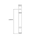 PADDE FOH00149 AUTO FLUSH BOLT