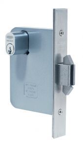 LOCKWOOD 3573 MORTICED SLIDING DOOR LOCK 60MM BACKSET SC